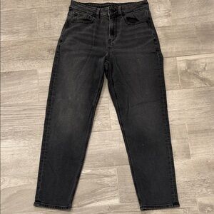 American Eagle Outfitters Black High-Rise Jeans